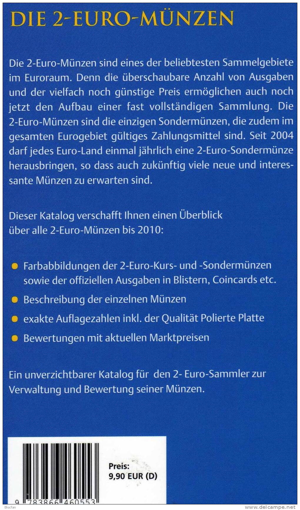 2 EURO Münz Katalog 2010 Aller EU-Länder Neu 10€ Für Numisbriefe+ NB Coins Numis Catalogue From Germany/EUROPA - Lettres & Documents