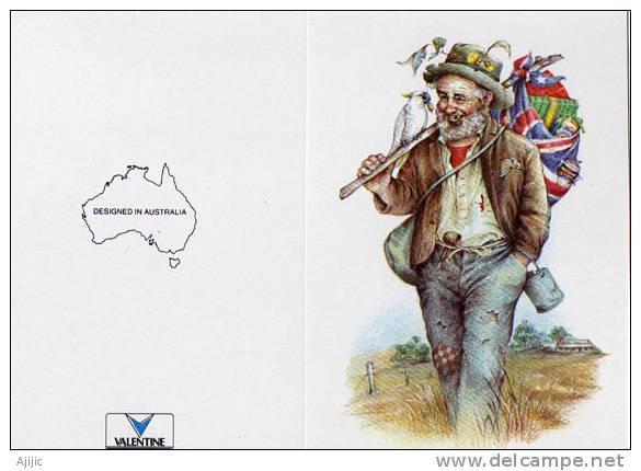 Merry Christmas From Australia. Carte Voeux Neuve  Noel D'Australie. PRIX REDUIT! - Other & Unclassified