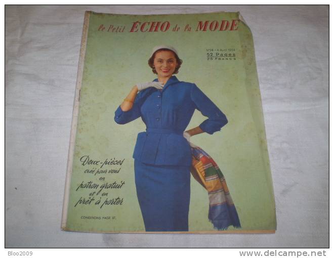 LE PETIT ECHO DE LA MODE   ANNEE 1954 NUMERO 14 - Moda