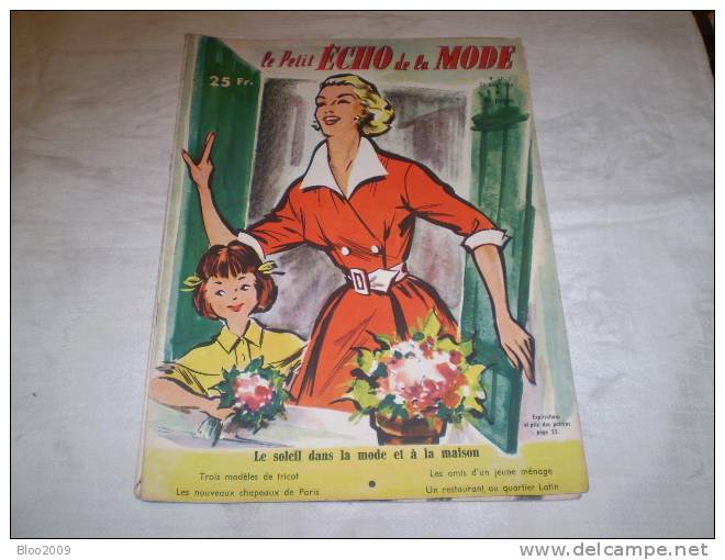 LE PETIT ECHO DE LA MODE  ANNEE 1954  NUMERO 17 - Moda