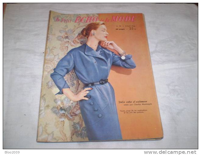 LE PETIT ECHO DE LA MODE  ANNEE 1954  NUMERO 32 - Mode