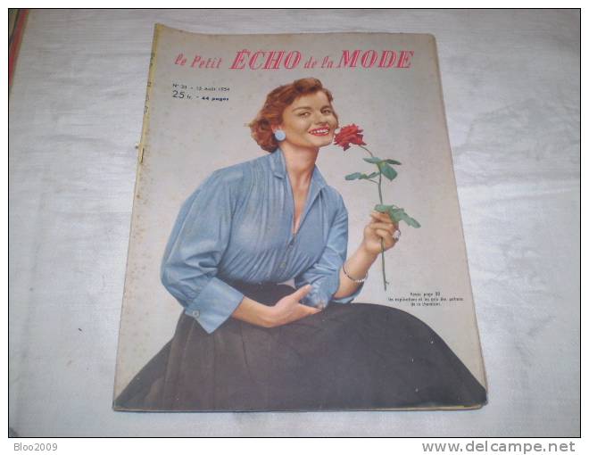 LE PETIT ECHO DE LA MODE  ANNEE 1954  NUMERO 33 - Moda