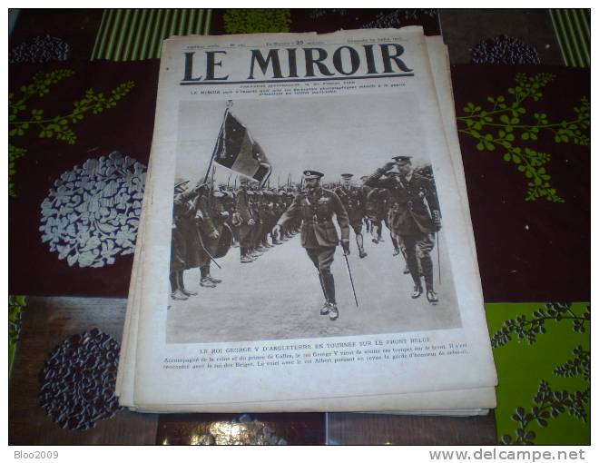 LE MIROIR  ANNEE 1917   NUMERO 192 - Informations Générales