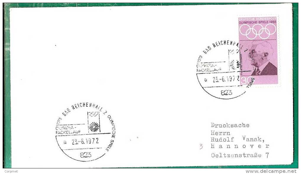 OLYMPICS - 1968 MEXICO - GERMANY FDC  COMM CANCEL - Zomer 1968: Mexico-City