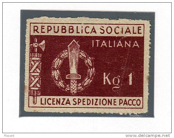 Italia Italy Italien   1944   Franchigia Militare RSI   MLH - Nuovi