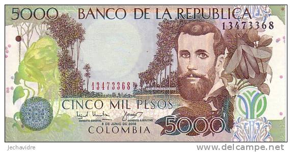 COLOMBIE  5 000 Pesos  Daté Du 06-06-2003    Pick 452d     ***** BILLET  NEUF ***** - Kolumbien