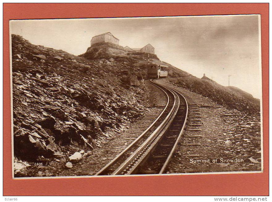 The Summit Of Snowdon - Caernarvonshire