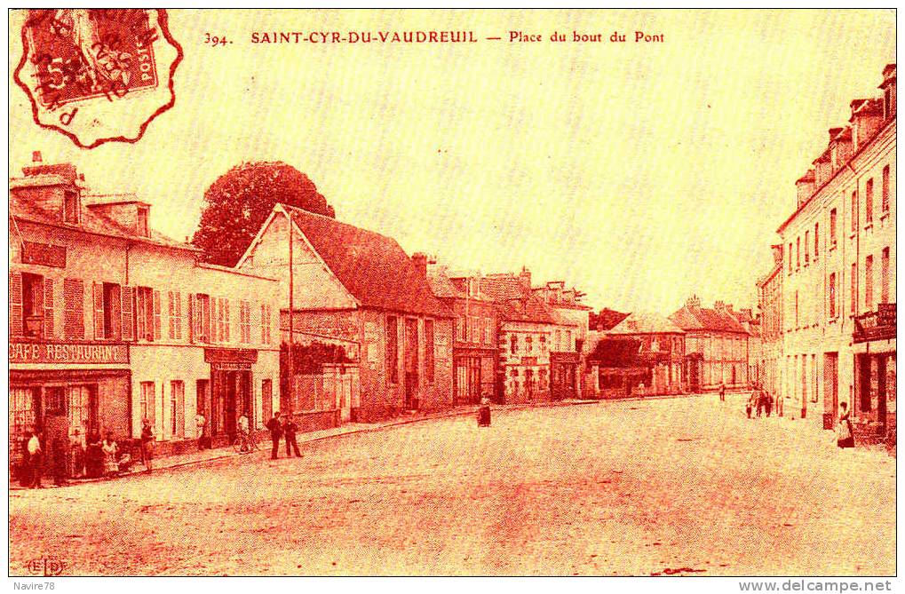 27 SAINT CYR DU VAUDREUIL. LE VAUDREUIL. CARTE DE L'ASSOCIATION DES AMIS COLLECTIONNEURS DU VAUDREUIL.Série Limitée N°63 - Le Vaudreuil