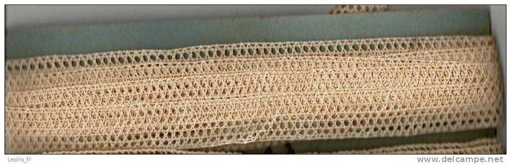 PLUS DE 6 METRES D´ANCIENNE DENTELLE NEUVE - HAUTEUR 23 Mm - Laces & Cloth