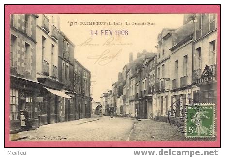 2157 - PAIMBEOEUF (L.Inf)  La Grande Rue-- Charcuterie - Paimboeuf