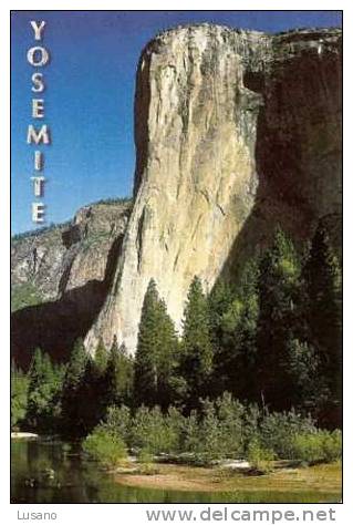 Yosemite National Park - El Capitan's Sheer Cliff - Yosemite