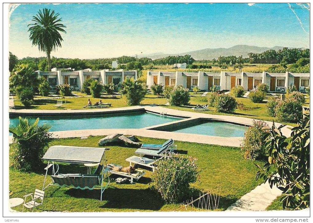 CP MAROC AGADIR HOTEL HACIENDA LA PISCINE  (COIN HAUT DROIT CORNE ) - Agadir