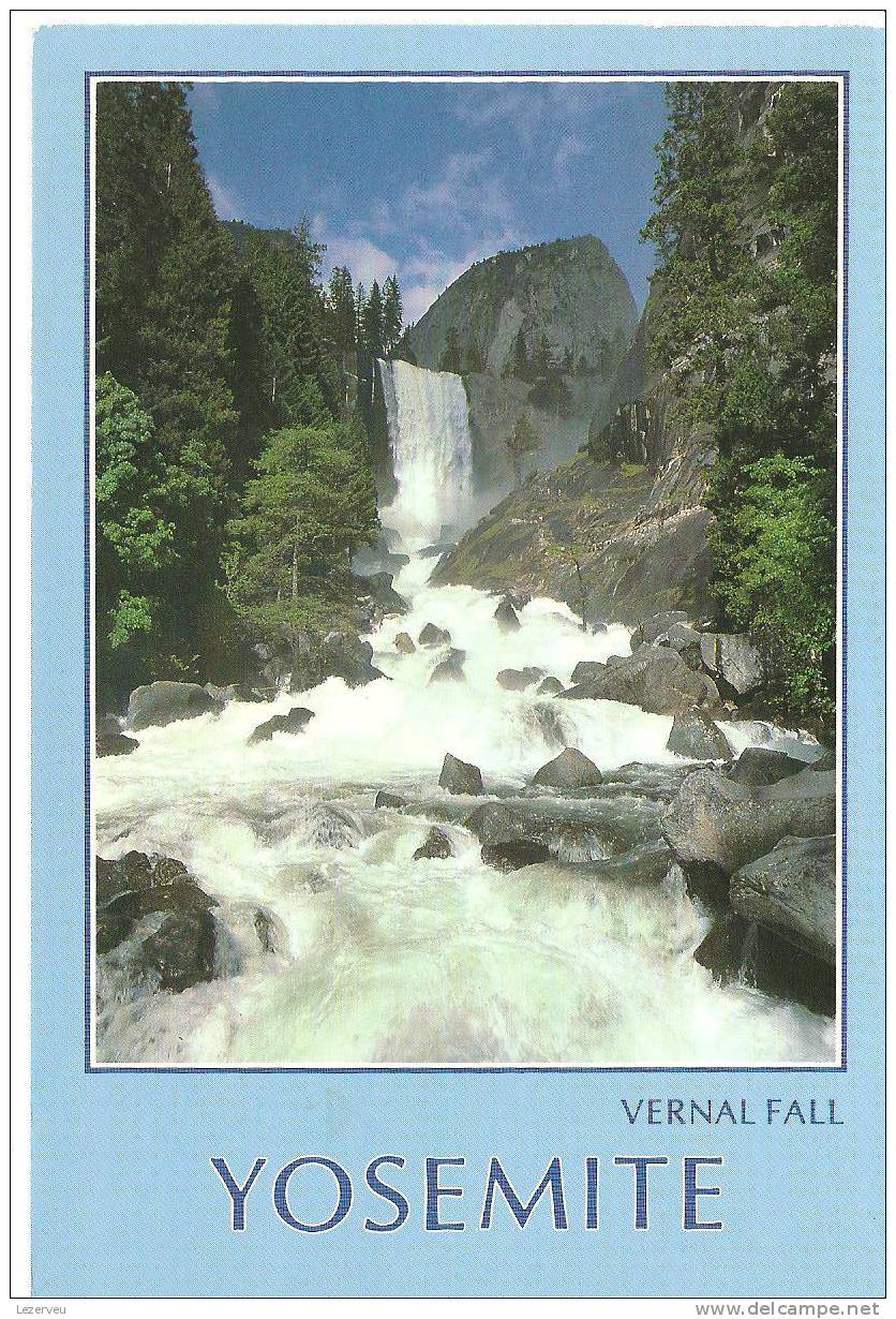 CP ETATS UNIS CALIFORNIE YOSEMITE NATIONAL PARK  VERAL FALL - Yosemite