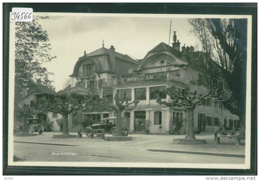 AUVERNIER - HOTEL DU LAC - AUTOMOBILE - TB - Auvernier