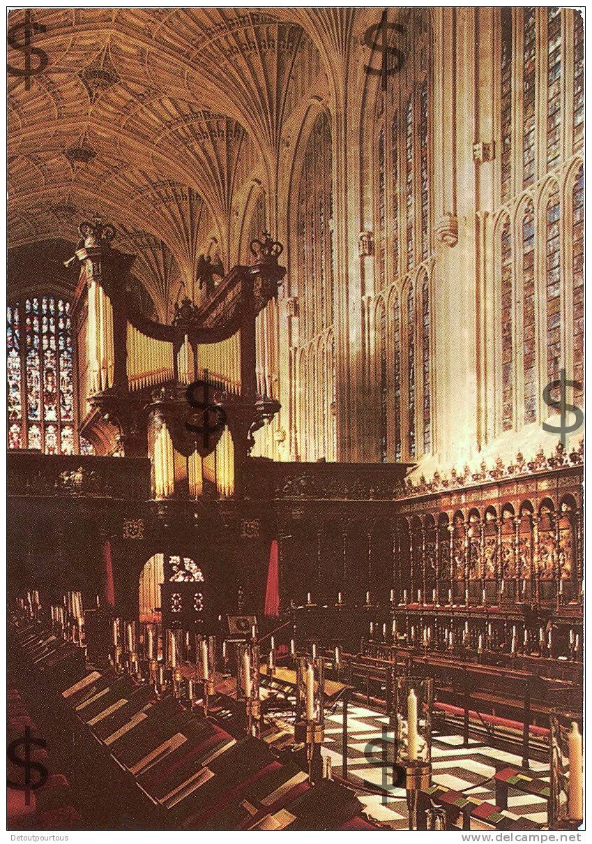 CAMBRIDGE King's College Chapel Screen Stalls And Organ ( Orgue Orgues ) - Cambridge