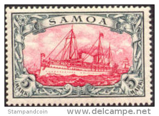 German Samoa #69 XF Mint Hinged 5m From 1900 - Samoa