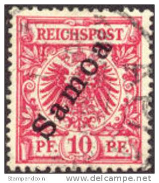 German Samoa #53 Used 10pf From 1900 - Samoa