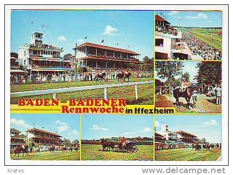 Postcard - Baden - Badner Rennwoche In Iffezheim - Reitsport