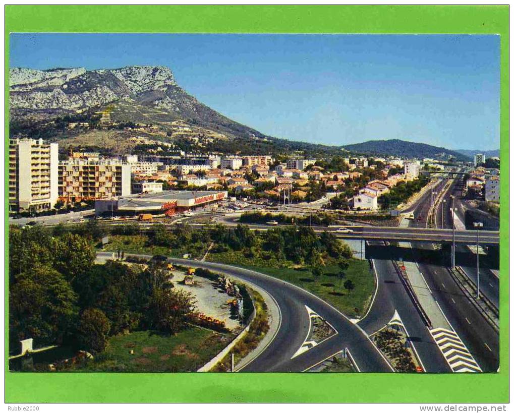 LA VALETTE VUE GENERALE ET AUTOROUTE CARTE EN TRES BON ETAT - La Valette Du Var