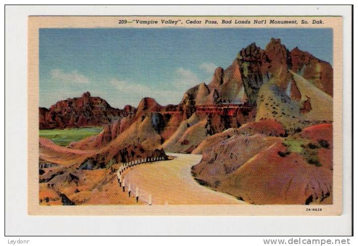 Vampire Valley, Cedar Pass, Bad Lands National Monument, South Dakota - Autres & Non Classés