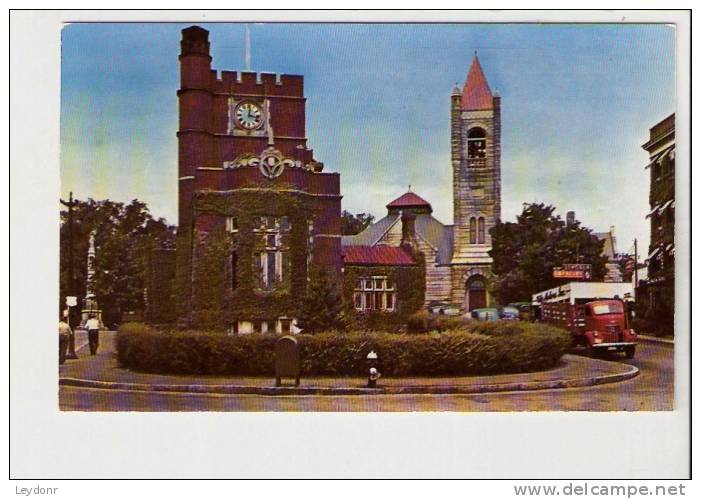 Public Library - 1st Congregational Church - Tavern, Nashua, New Hampshire - Nashua