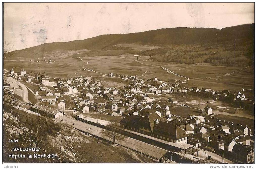 SUISSE   VALLORBE 1918 - Orbe