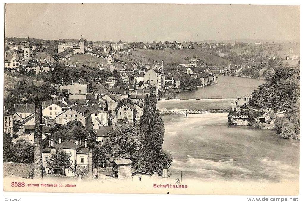 SUISSE  SCHAFFHAUSEN 1909 - Hausen Am Albis 