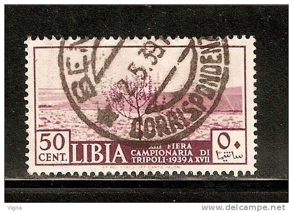 CE513 - LIBIA - Sassone 160 - Usato - Tredicesima Fiera Di Tripoli - Libia