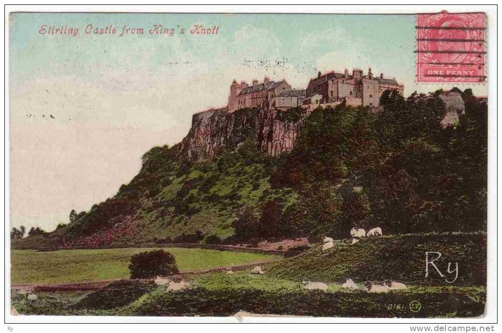 Ecosse (Scotland) - Stirling Castle From King's Knott - Stirlingshire