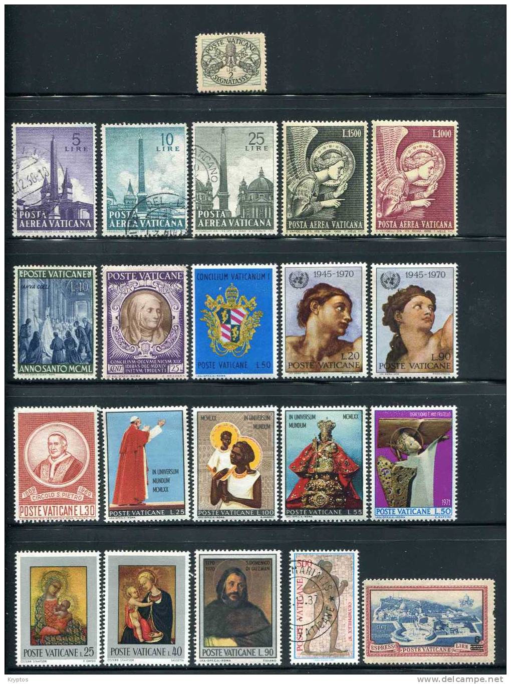 Vatican - 21 Stamps (as Seen) - Collections