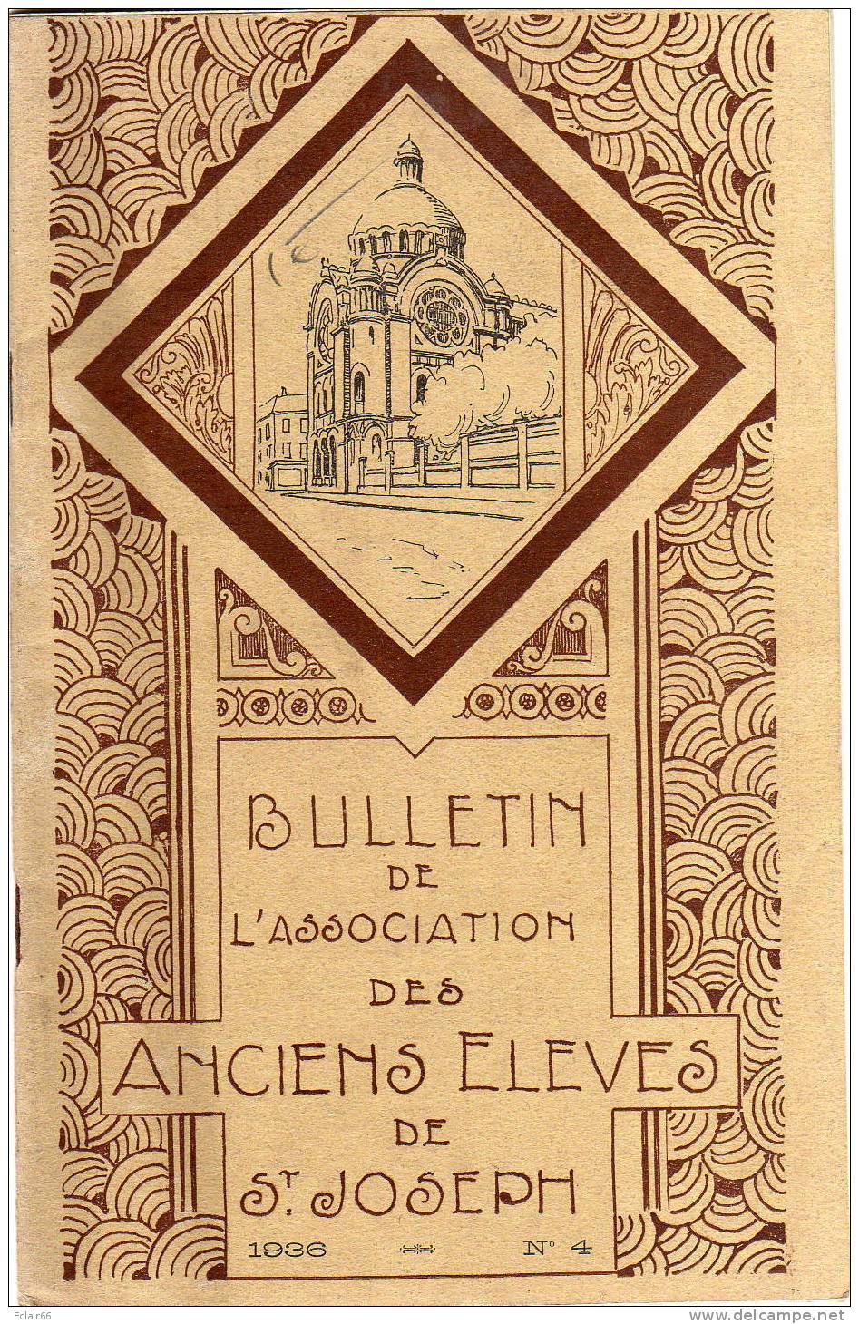 ASSOCIATION DES ANCIENS ELEVES  DE SAINT JOSEPH  DU HAVRE BULTIN   N° 4  ANNEE  1936 - Diploma & School Reports