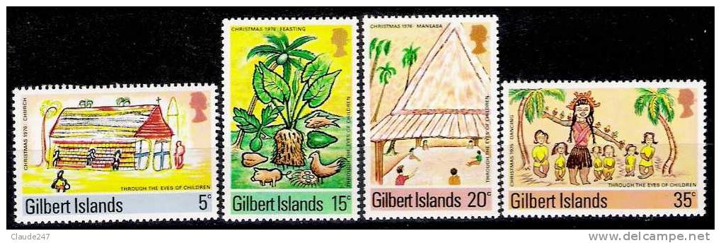 Gilbert 1976 Christmas - Natale - New - MNH Serie Nuova Illinguellata - Gilbert- En Ellice-eilanden (...-1979)