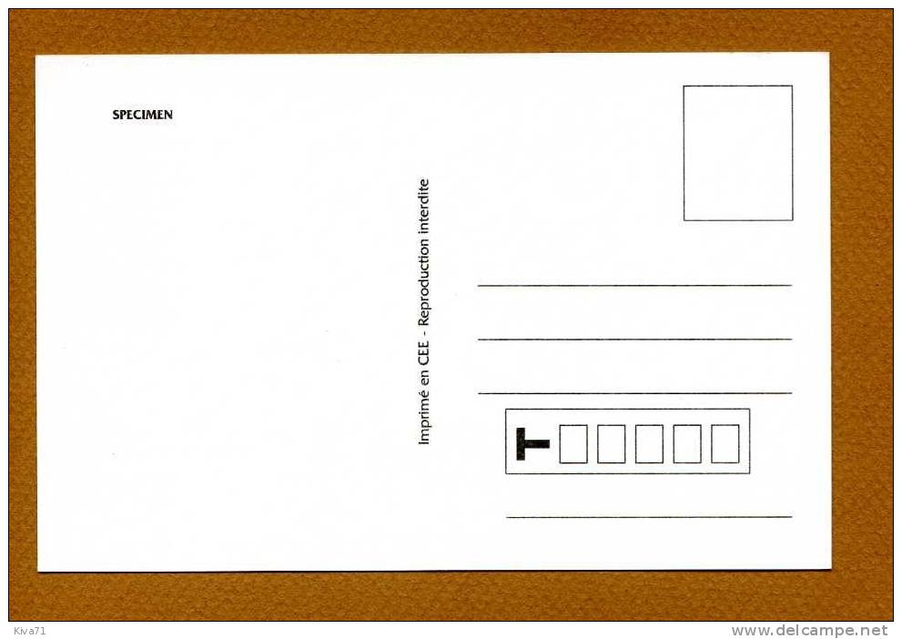 Carte Postale Billet  De "50 Euros Specimen Verso"   UNC - Other & Unclassified