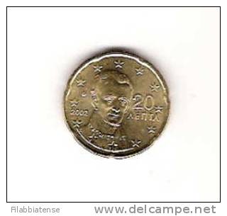 2002 - Grecia 20 Centesimi ---- - Grèce