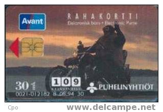 # FINLAND AVANT-A12 Motorcyclist 0021-... Rahakortti 30 Orga 05.94  Tres Bon Etat - Finnland