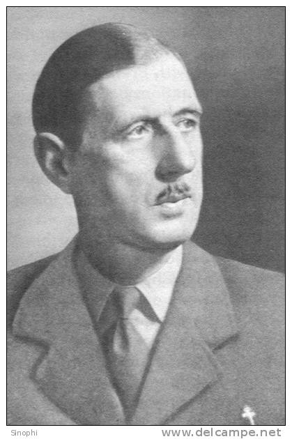 E-10zc/De16^^   WW2 , De Gaulle General  , ( Postal Stationery , Articles Postaux ) - De Gaulle (Generaal)