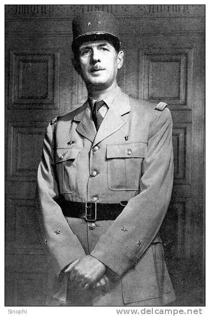 E-10zc/De4^^   WW2 , De Gaulle General  , ( Postal Stationery , Articles Postaux ) - De Gaulle (General)
