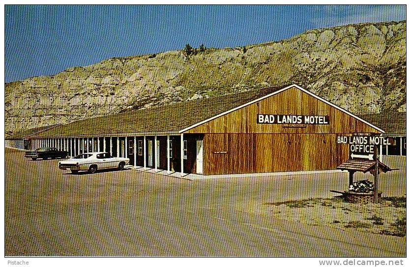 Medora North Dakota - Bad Lands Motel - Voitures Cars - Non Circulée - État : TB - Sonstige & Ohne Zuordnung