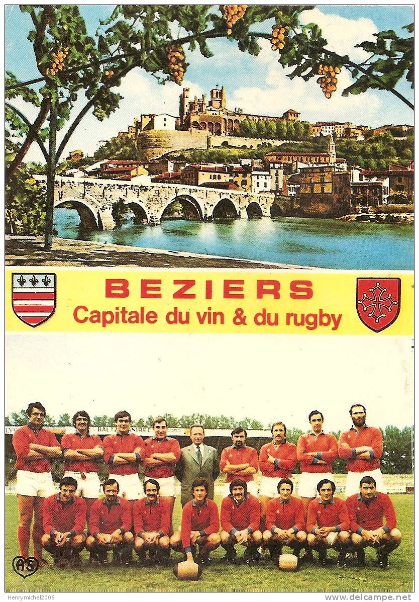 Béziers ( Hérault) L'a.s.b. Champion De France De Rugby - Beziers