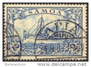 German Samoa #67 XF Used 2m From 1900 - Samoa