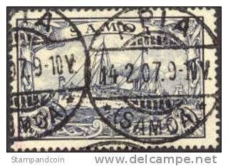 German Samoa #68 XF Used 3m From 1900, Expertized Twice - Samoa