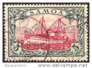 German Samoa #69 XF Used 5m From 1900, Expertized - Samoa