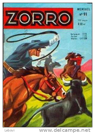 "Zorro Mensuel" - N° 91 Du 12/1962 - Zorro