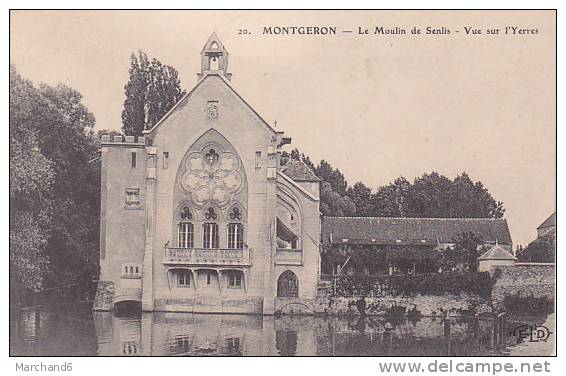 Essonne MONTGERON LE MOULIN DE SENLIS VUE SUR L YERRES - Montgeron