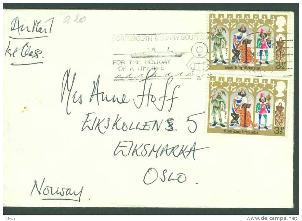 1973 ENVELOPPE TO OSLO - CANCELLATION WITH FERRYBOAT FERRYBOOT - Non Classificati