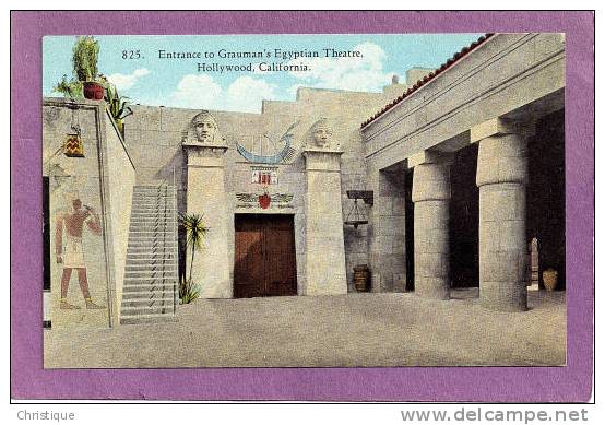 Entrance To Grauman's Egyptian Theater, Hollywood, CA.  1900-10s - Other & Unclassified