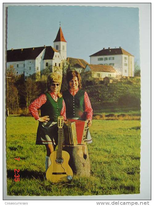 9311 SULMTALER DIRNDLN MARGIT UND MARIA STEIERMARK   DEUTSCHLAND GERMANY   POSTCARD   YEARS  1960  OTHERS IN MY STORE - Música