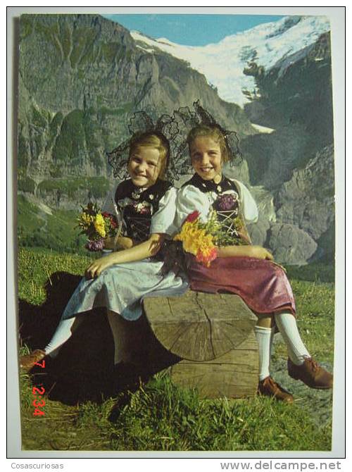 9302 SUISSE HELVETIA SWITZERLAND GRINDELWALD     POSTCARD   YEARS  1970  OTHERS IN MY STORE - Music