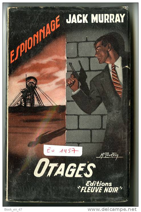 {01206} Jack Murray "otages" ; Espionnage N°139. EO 1957.  " En Baisse " - Fleuve Noir