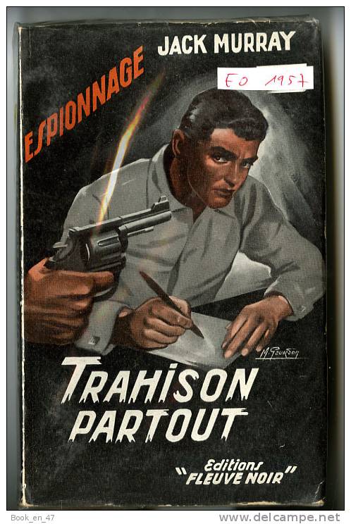 {01212} Jack Murray "trahison Partout" ; Espionnage N°130. EO 1957.  " En Baisse " - Fleuve Noir